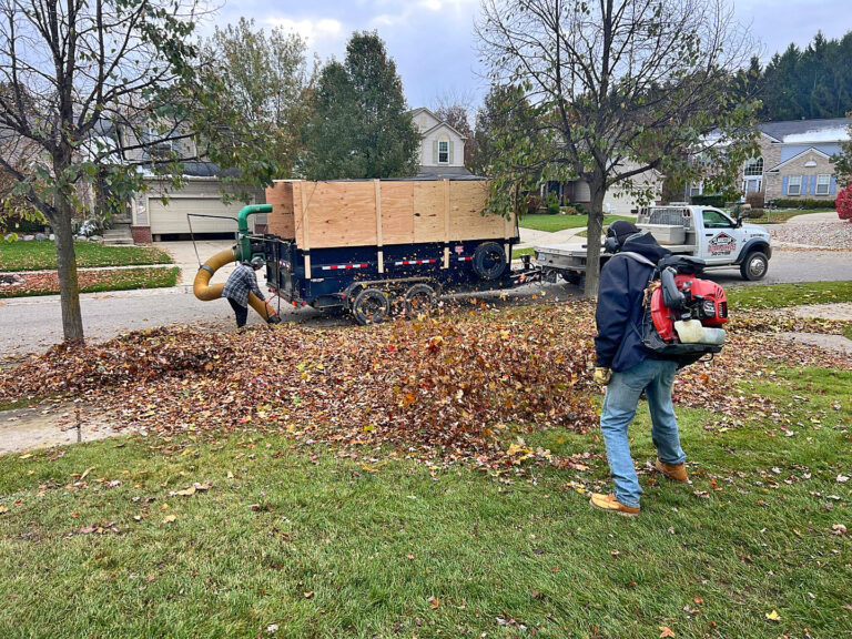 Fall yard clean-up services Clarkston Maintenance